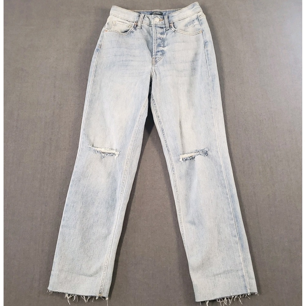Wild Fable Jeans Womens Size 2 Super High‎ Rise Slim  Straight Button Fly